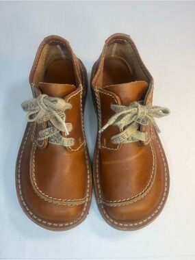 Duckfeet Fyn Women’s Tan Leather Lace-Up Derby Shoes EU 40 US 9